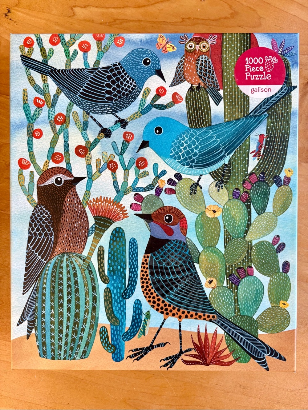Galison Desert Avian Friends 1000-Piece Puzzle
